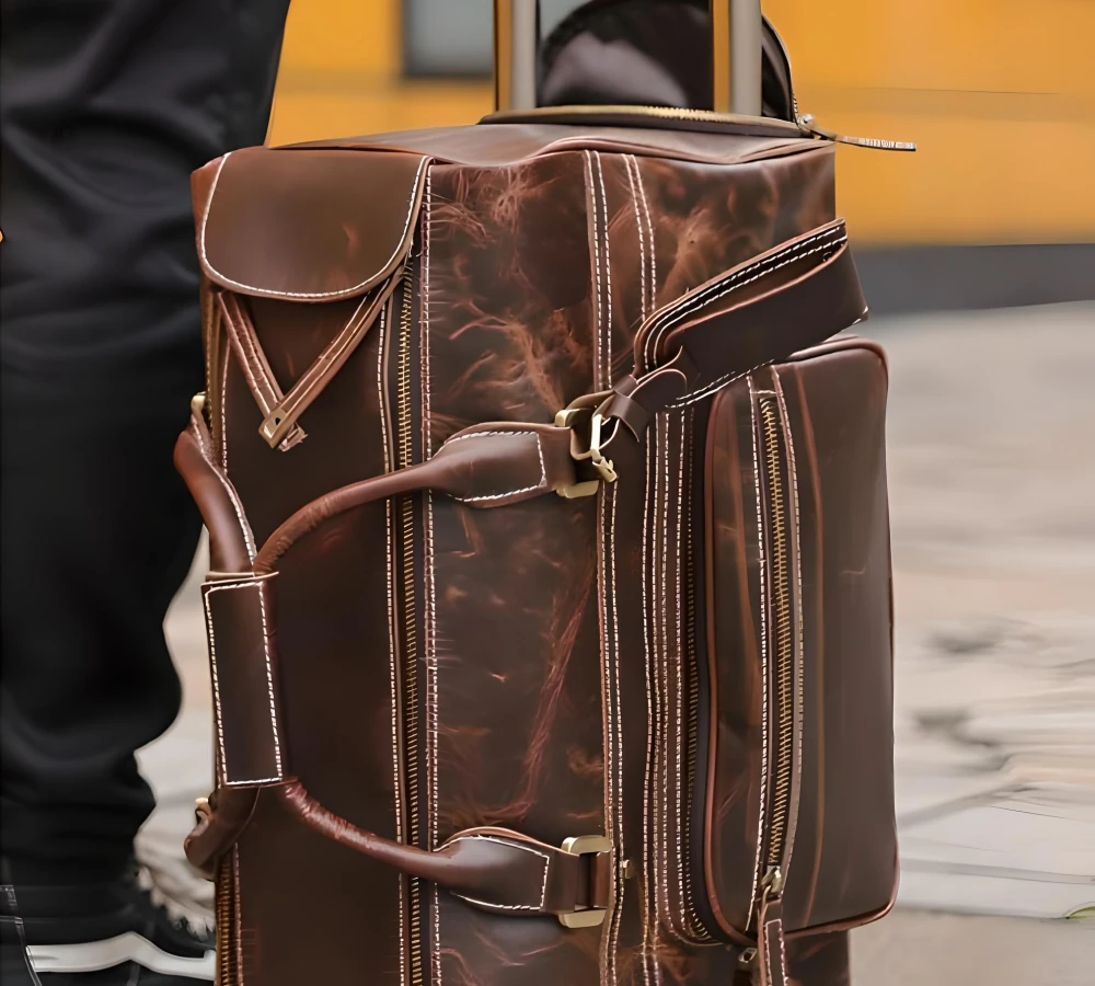 vintage trolley luggage